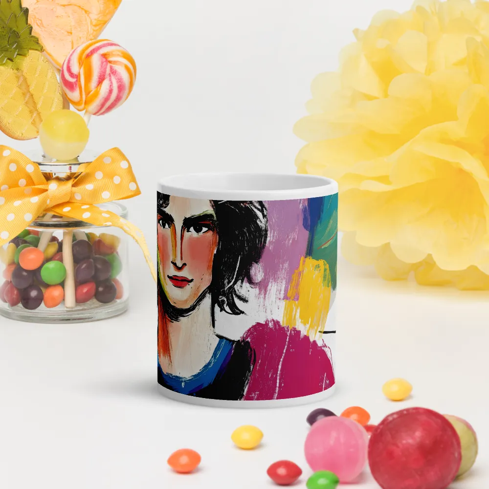 Vibrant Portrait of Youth | Mugs | Multiple Sizes & Colors