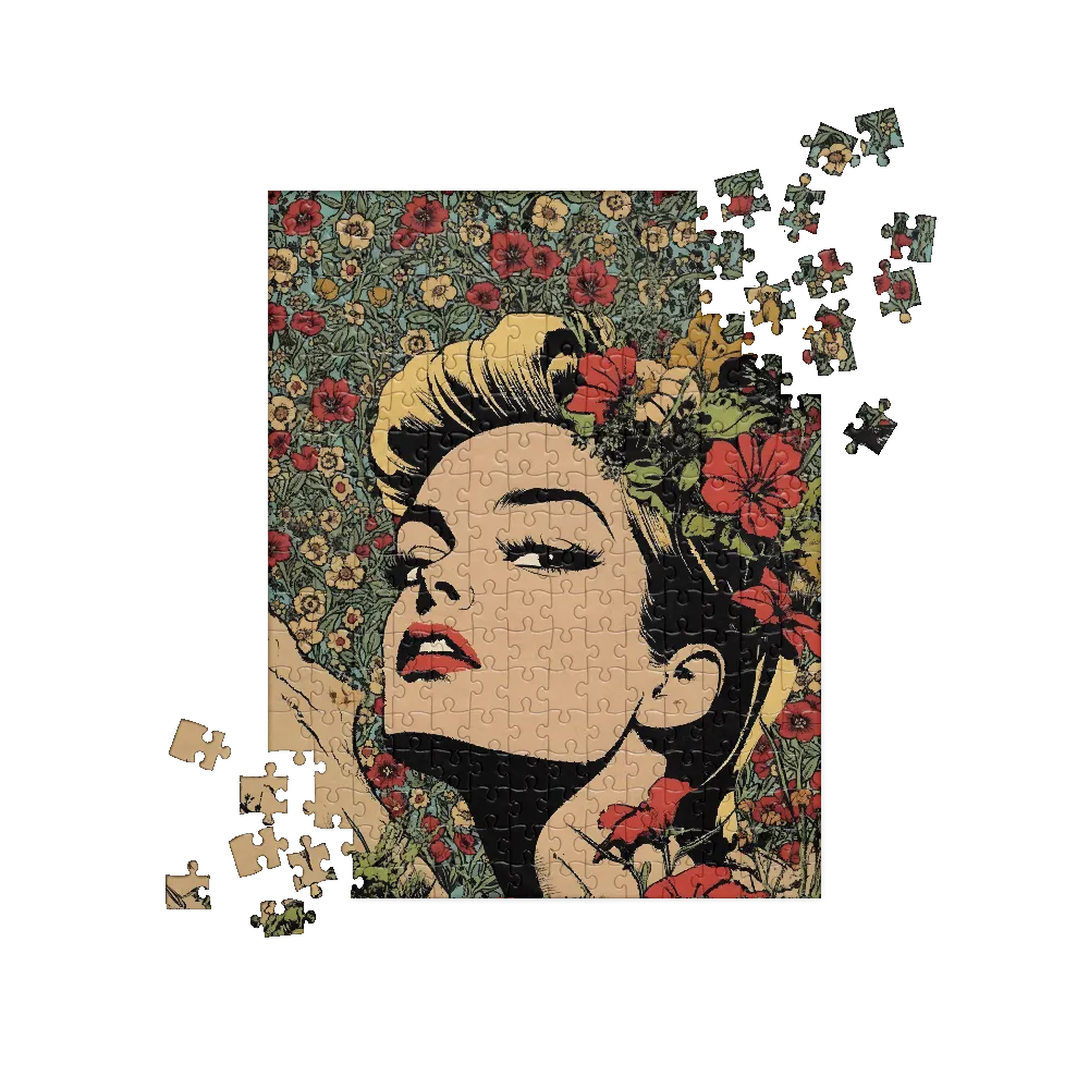 Muse in Bloom 
 Jigsaw Puzzle