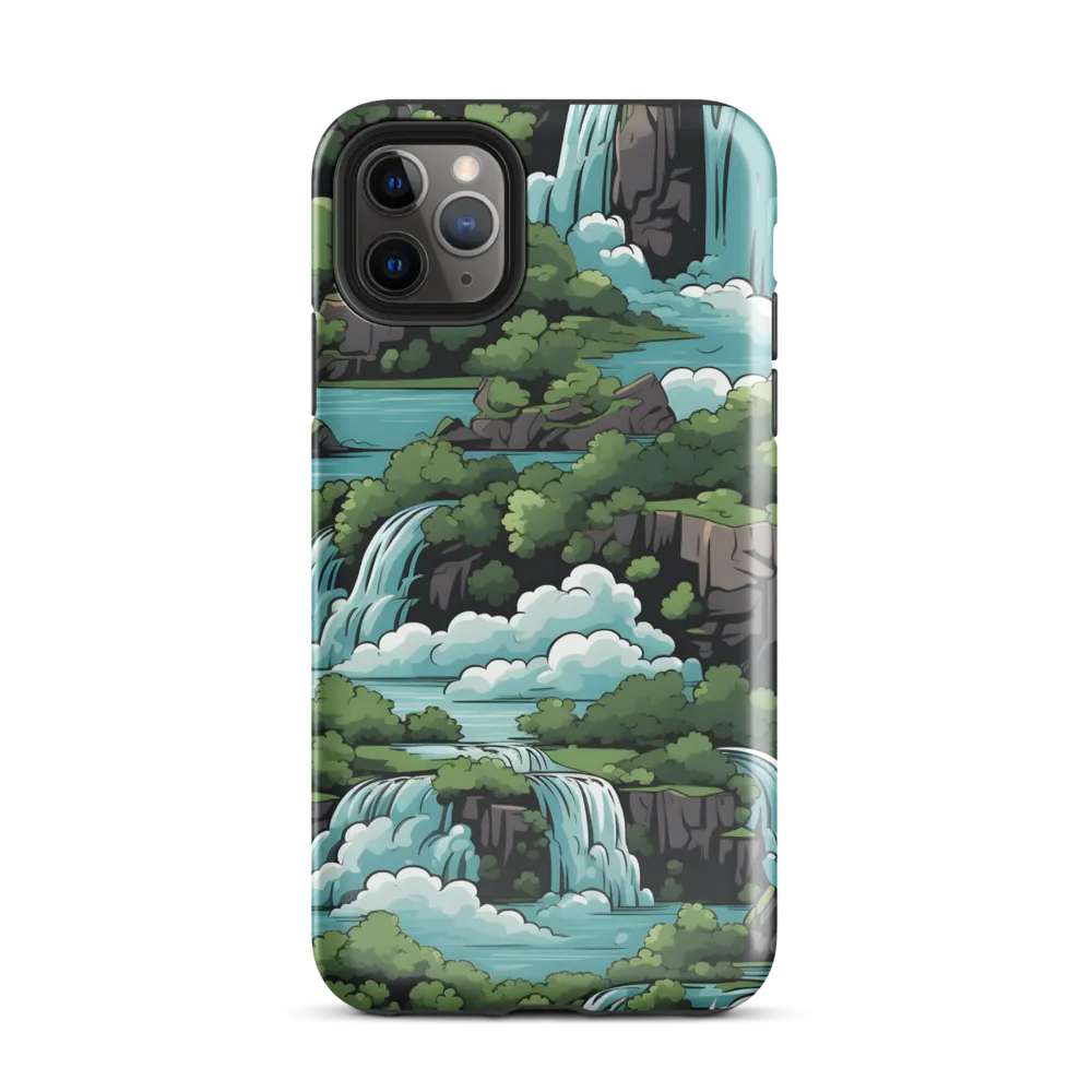 Harmonious Cascades | Phone Case |  11 Pro Max | Tough Case | Glossy