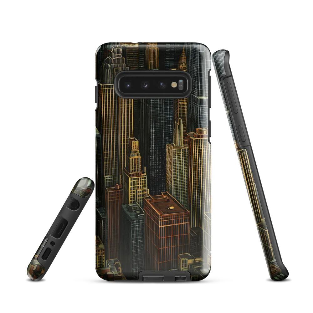 Urban Elegance: A Golden Cityscape