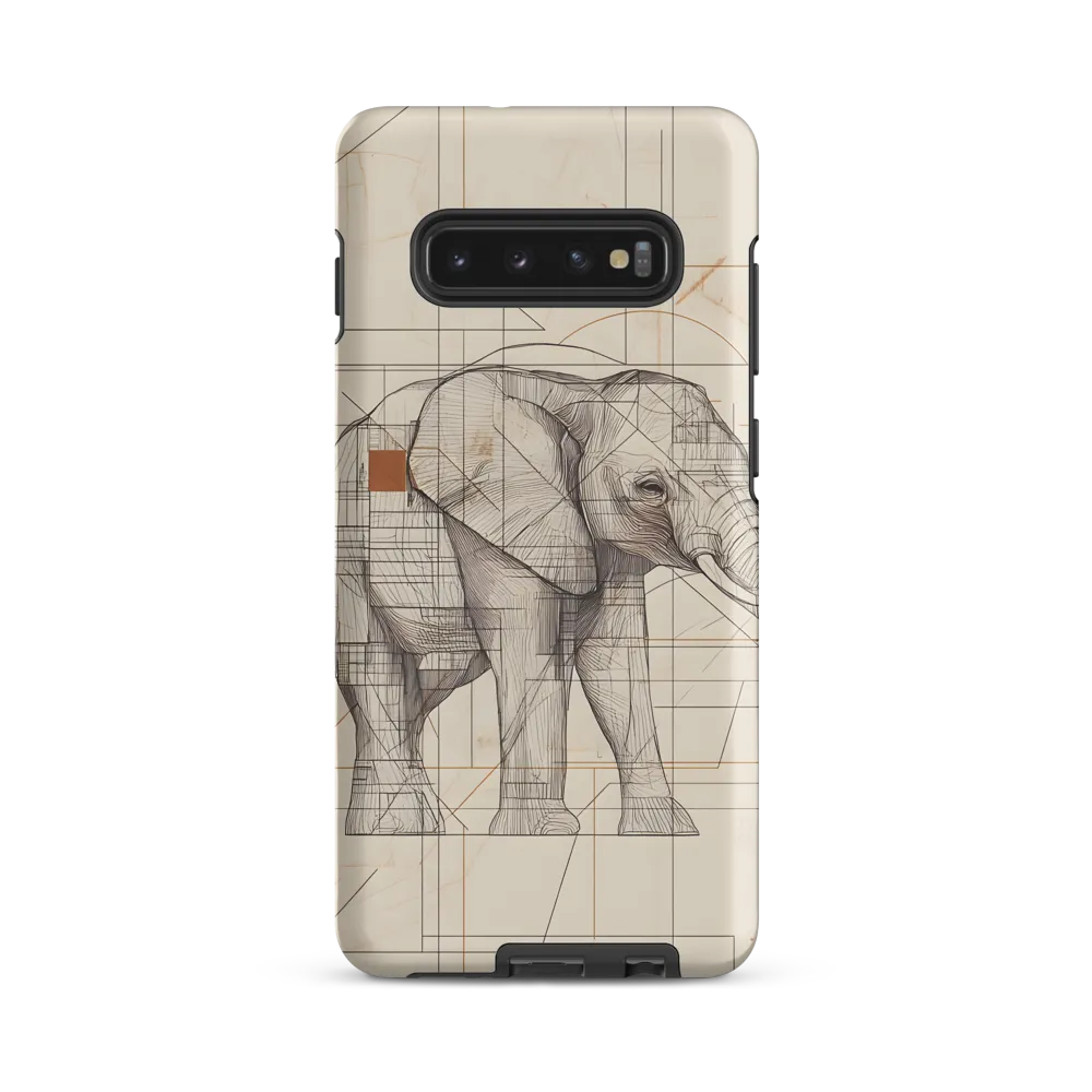 Geometric Elegance: The Steel Elephant
