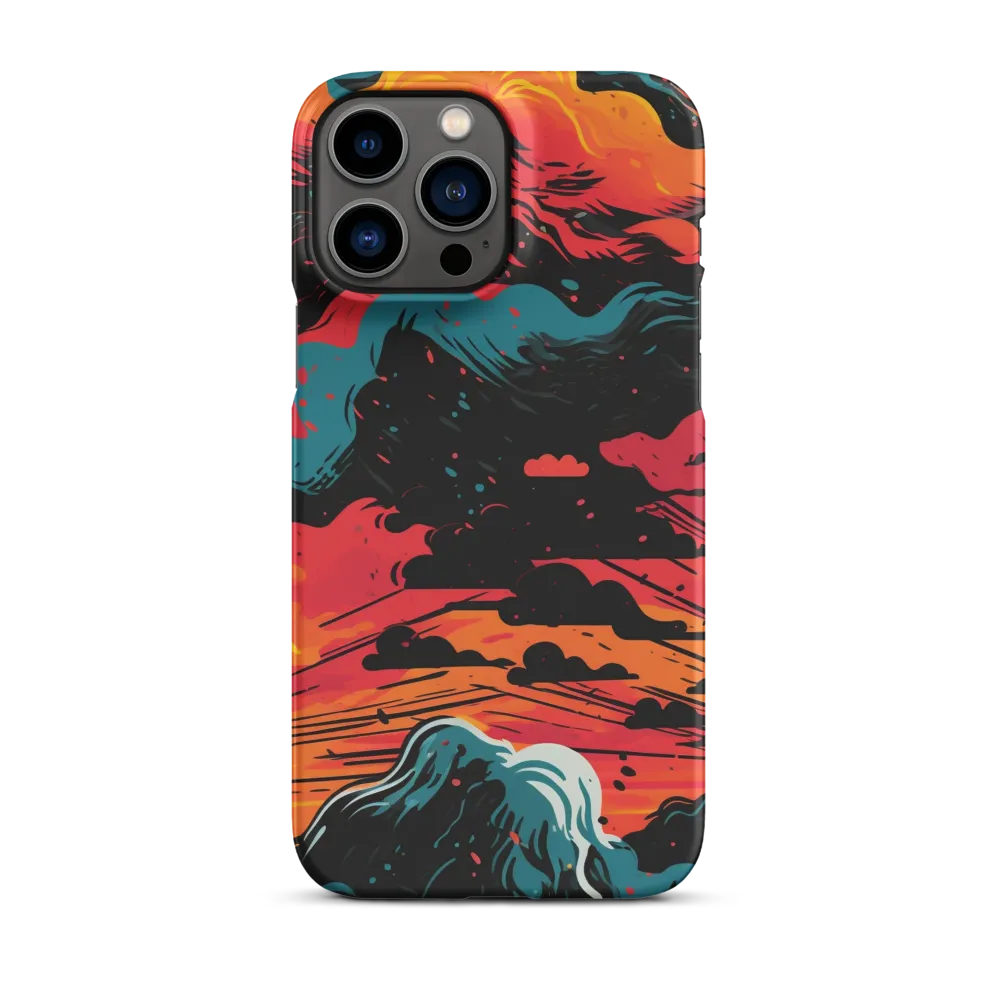 Ethereal Twilight: A Dramatic Landscape in Motion