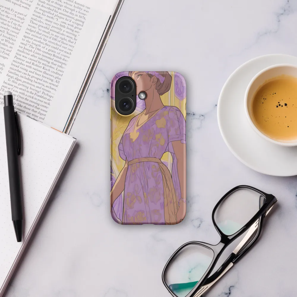 Elegance in Floral Harmony | Phone Case |  16 | Snap Case | Matte