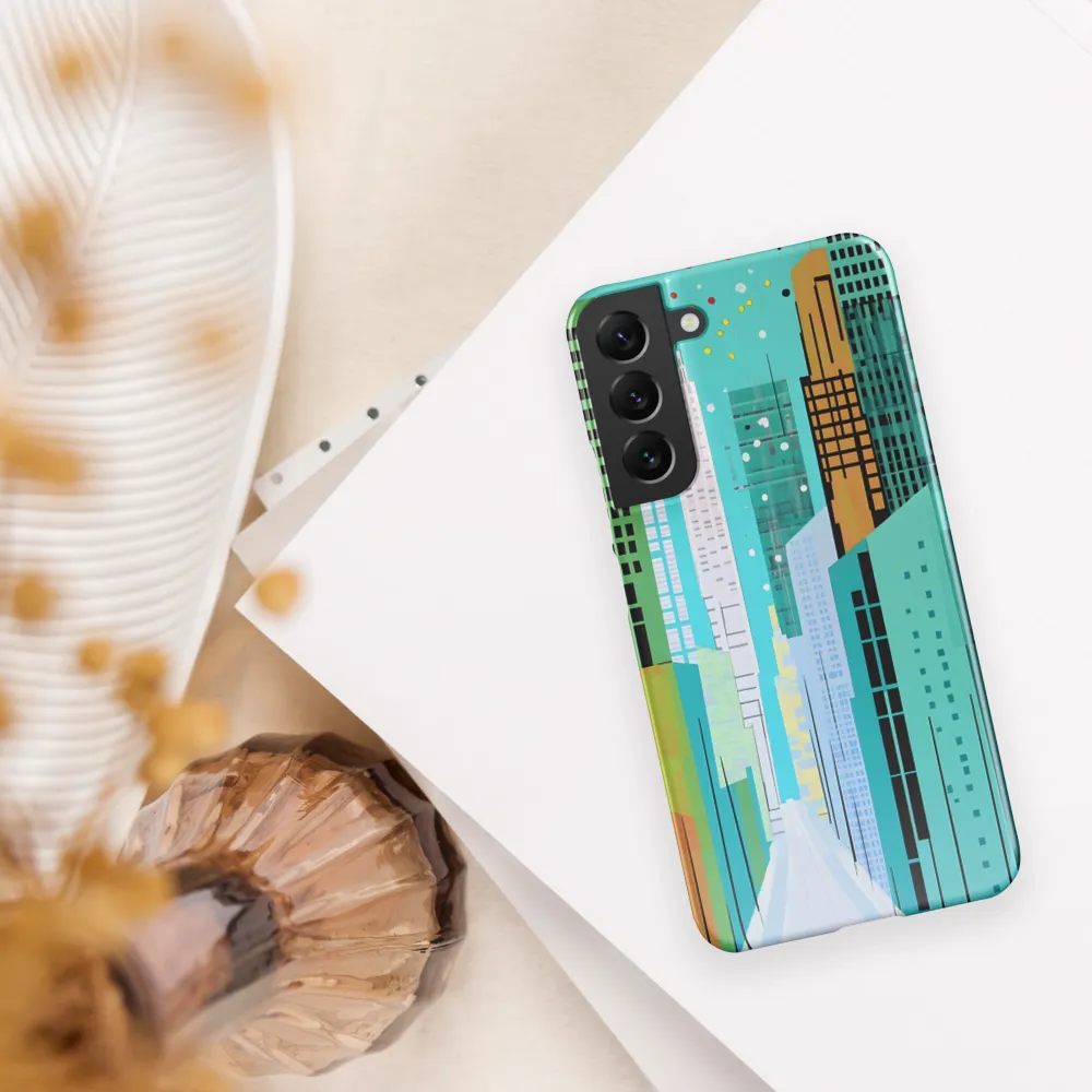 Urban Symphony in Turquoise