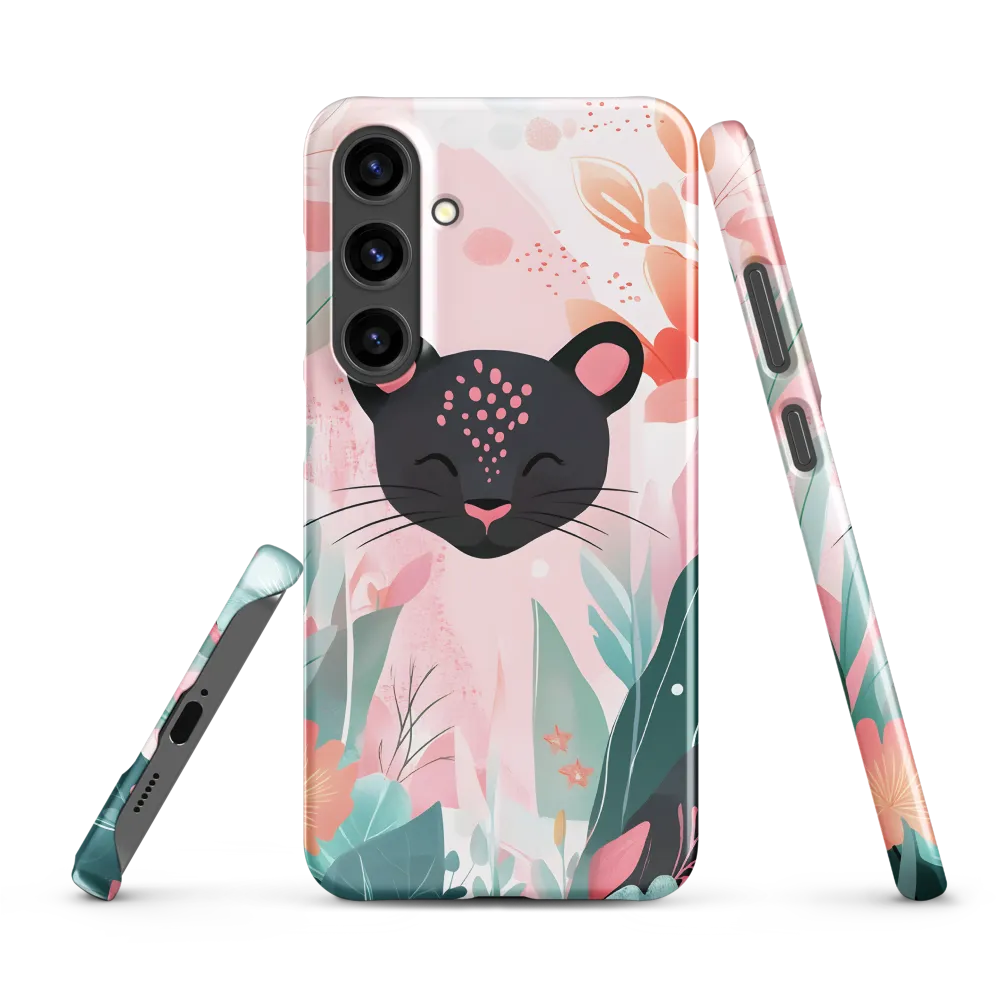 Whimsical Panther in Bloom