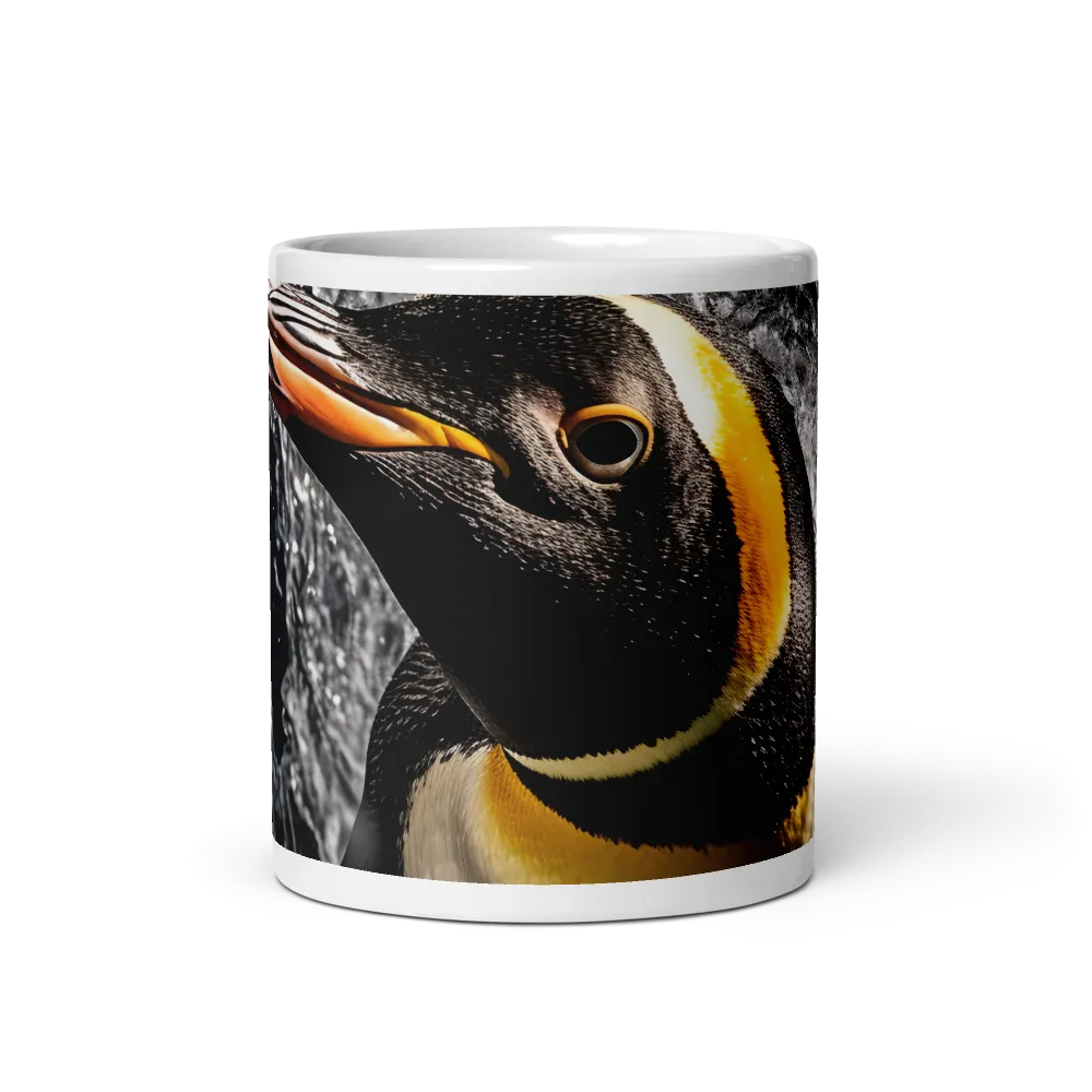 Emerging Majesty: The Penguin in Motion | Mugs | Multiple Sizes & Colors