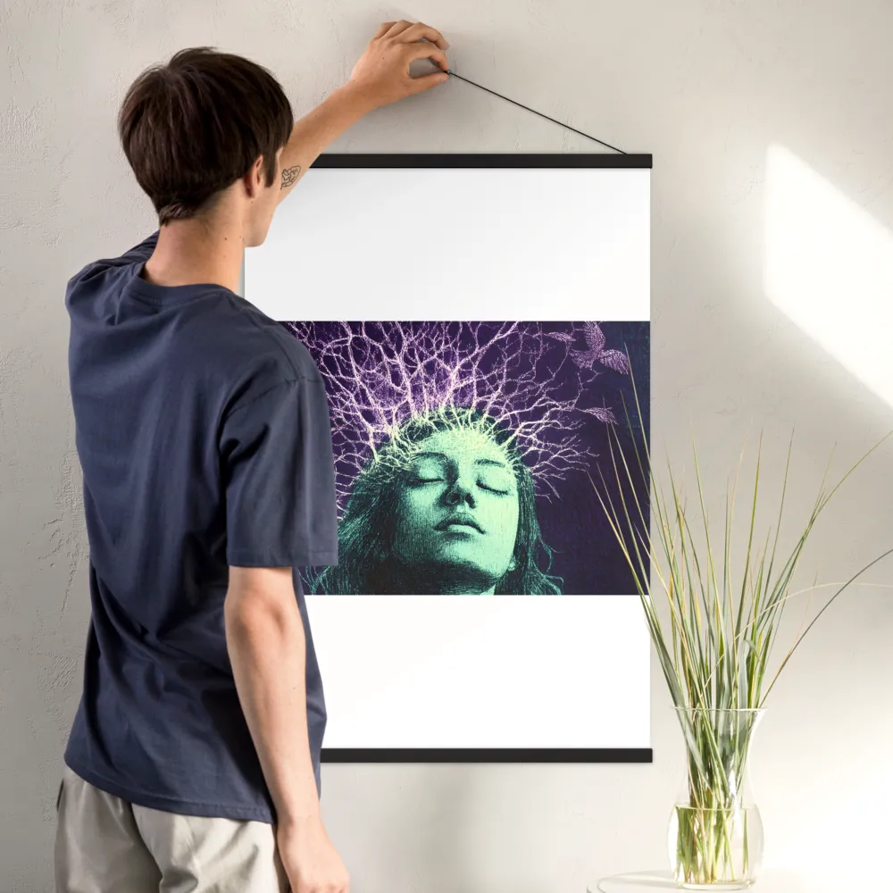 Whispers of Freedom | Poster With Black Wood Hanger | 24″×36″