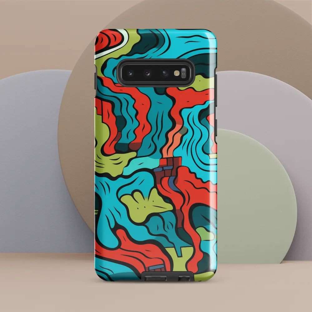 Flow of Color | Phone Case |  S10 Plus | Tough Case | Glossy