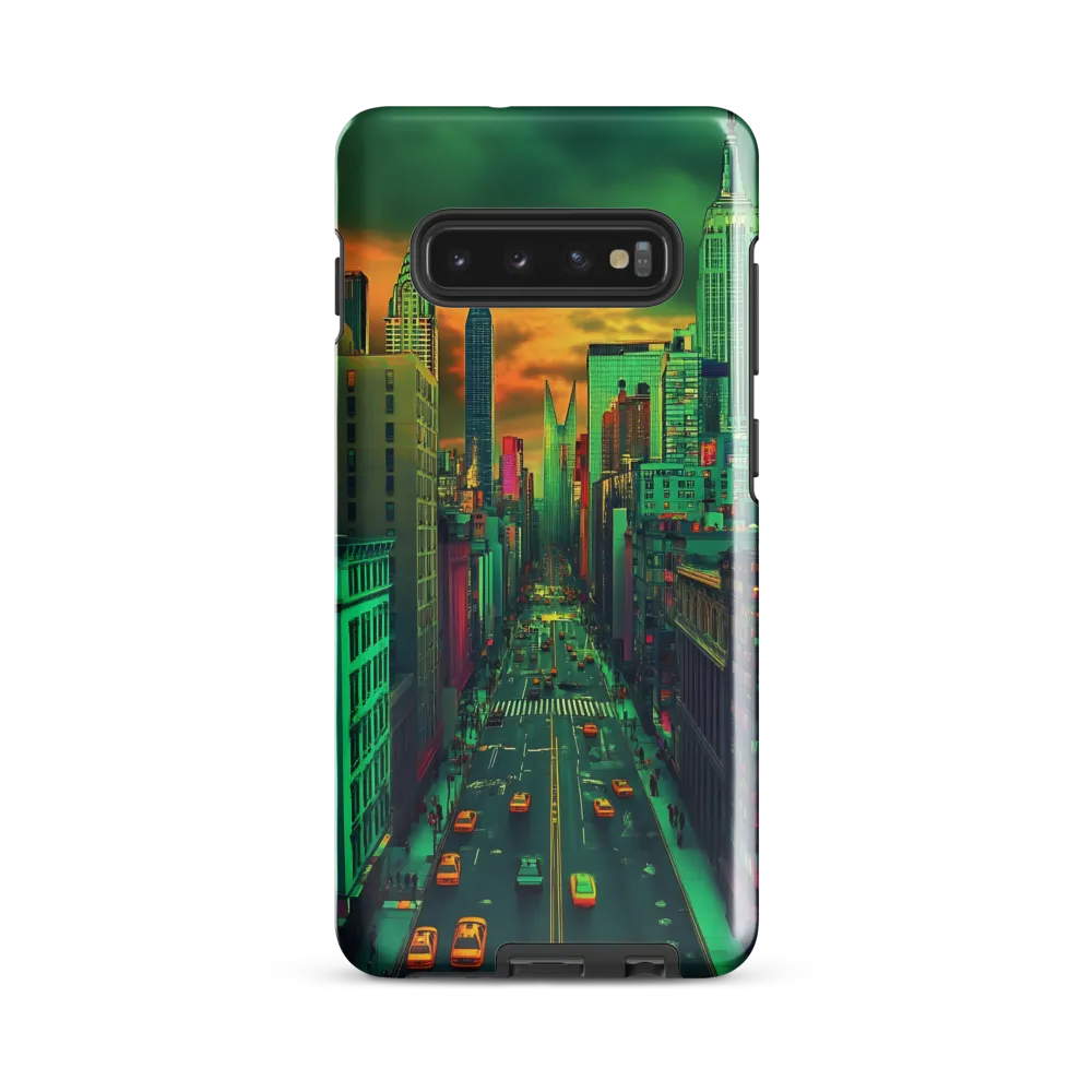 Urban Surrealism: Neon Dreams | Phone Case |  S10 Plus | Tough Case | Glossy