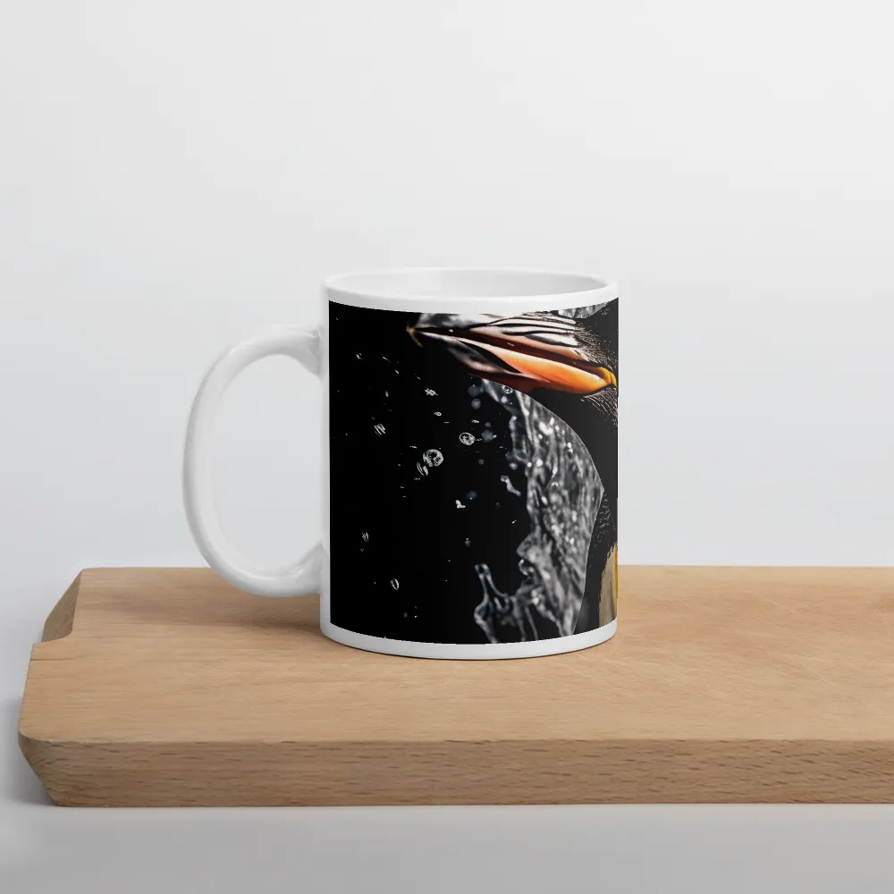 Emerging Majesty: The Penguin in Motion | Mug with White inside | 11 oz