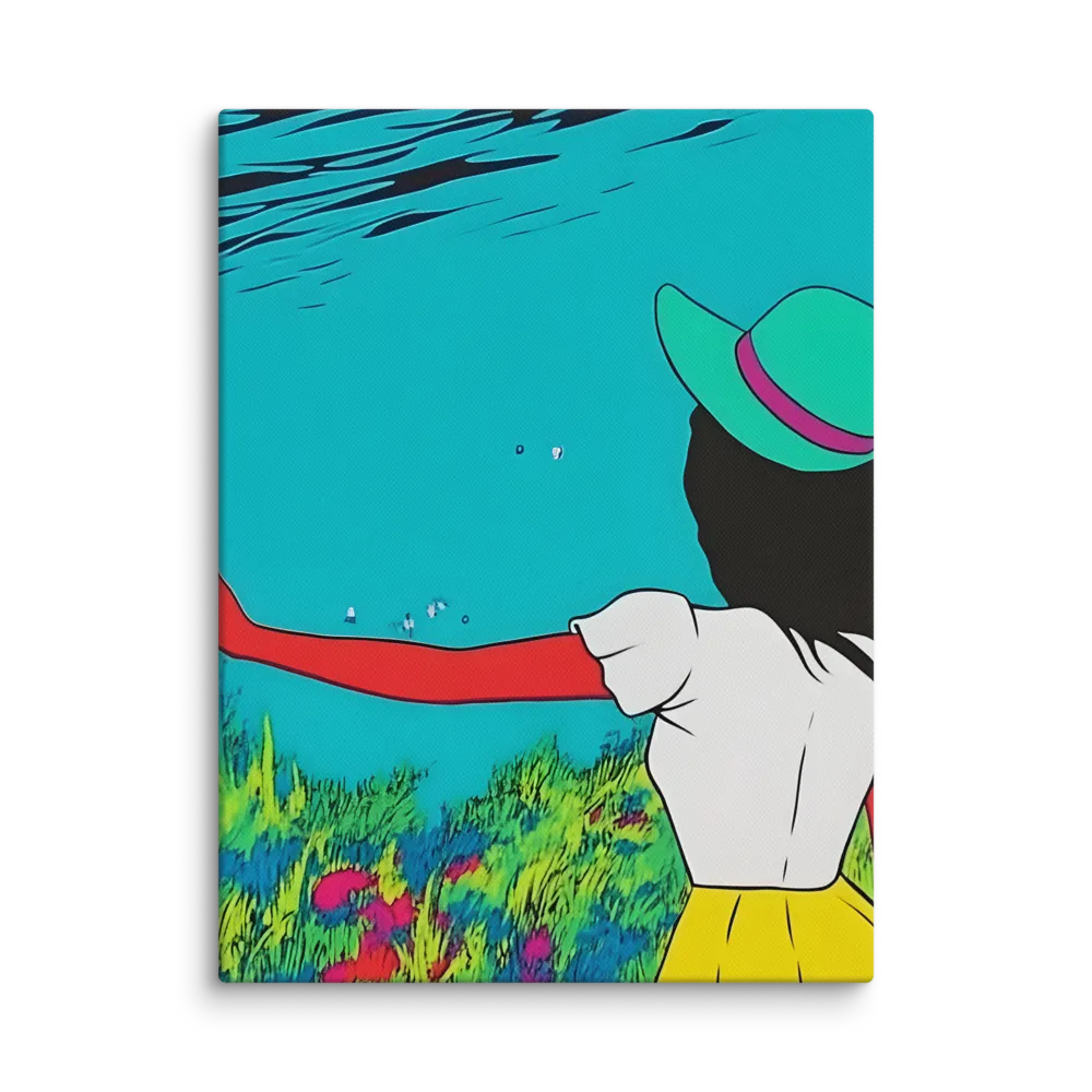 Whimsical Encounter | Canvas | 12″×16″