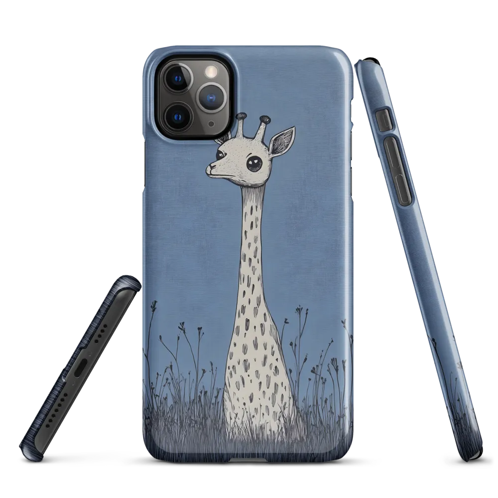 Whimsical Giraffe in Blue | Phone Case |  11 Pro Max | Snap Case | Glossy