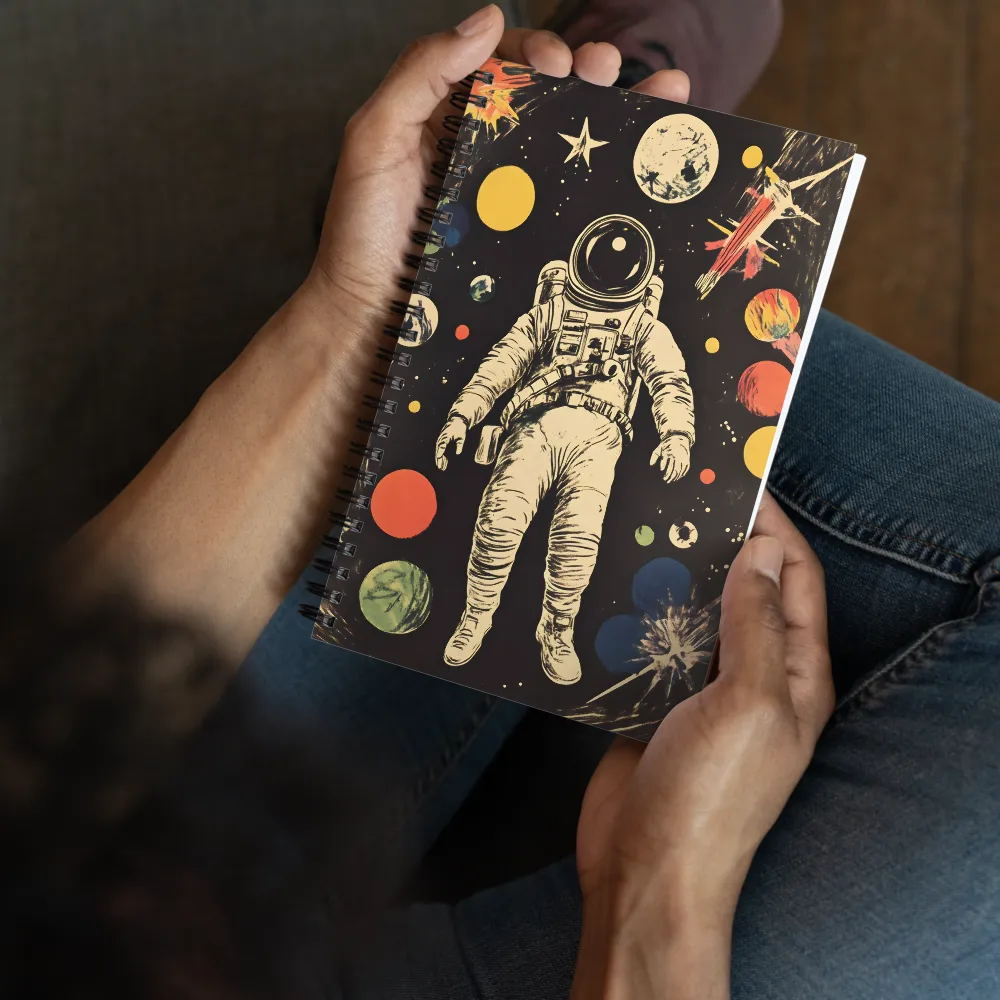 Cosmic Journey: An Astronaut's Perspective | Spiral Notebook