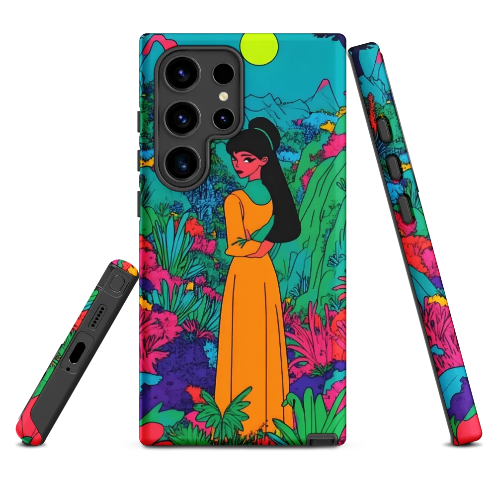 Ethereal Serenity in a Psychedelic Landscape