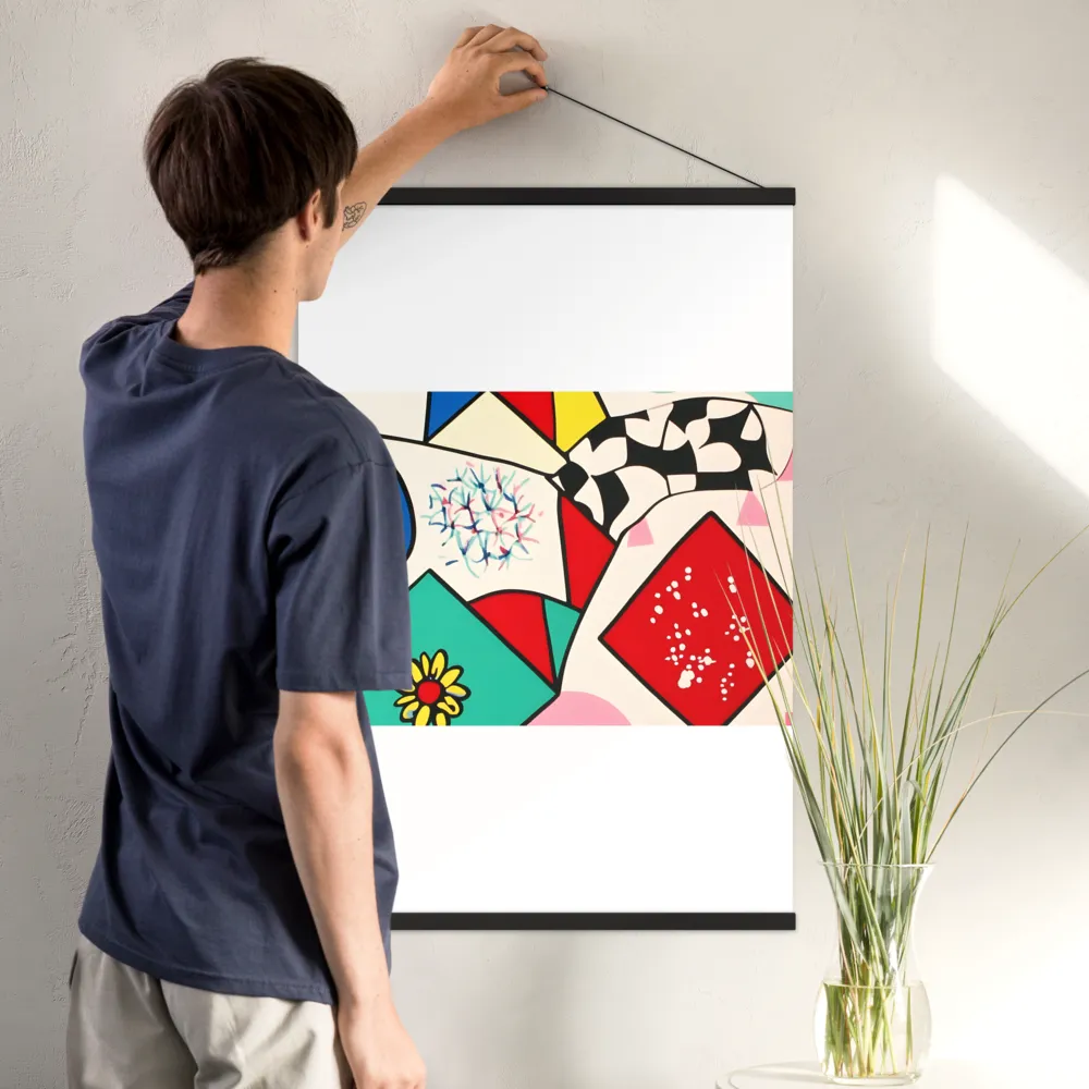 Joyful Geometry: A Playful Dance of Shapes and Colors
