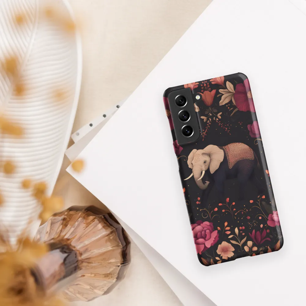 Whispers of the Wild: Elephants and Blooms