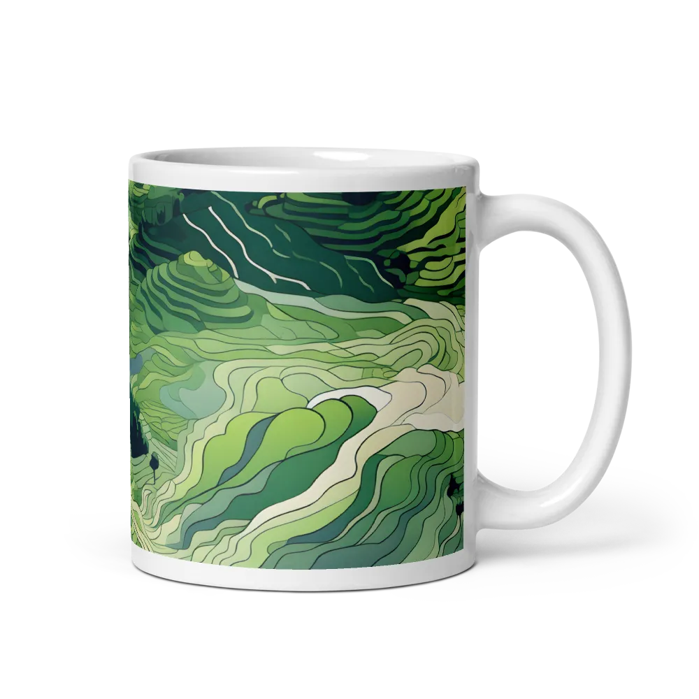 Harmony of the Lush Landscape | Mug with White inside | 11 oz