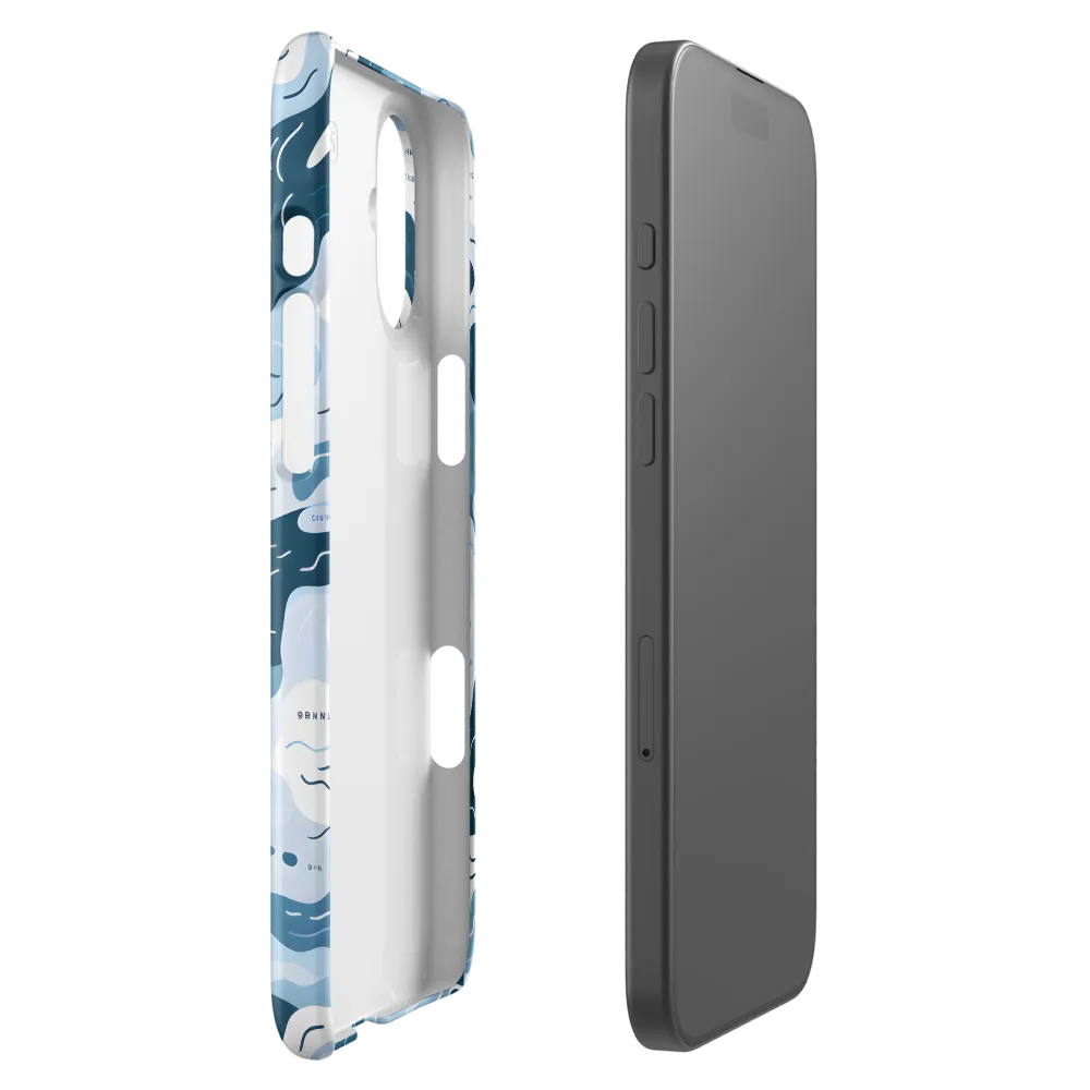 Flowing Waters: An Abstract Journey | Phone Case |  16 Plus | Snap Case | Glossy