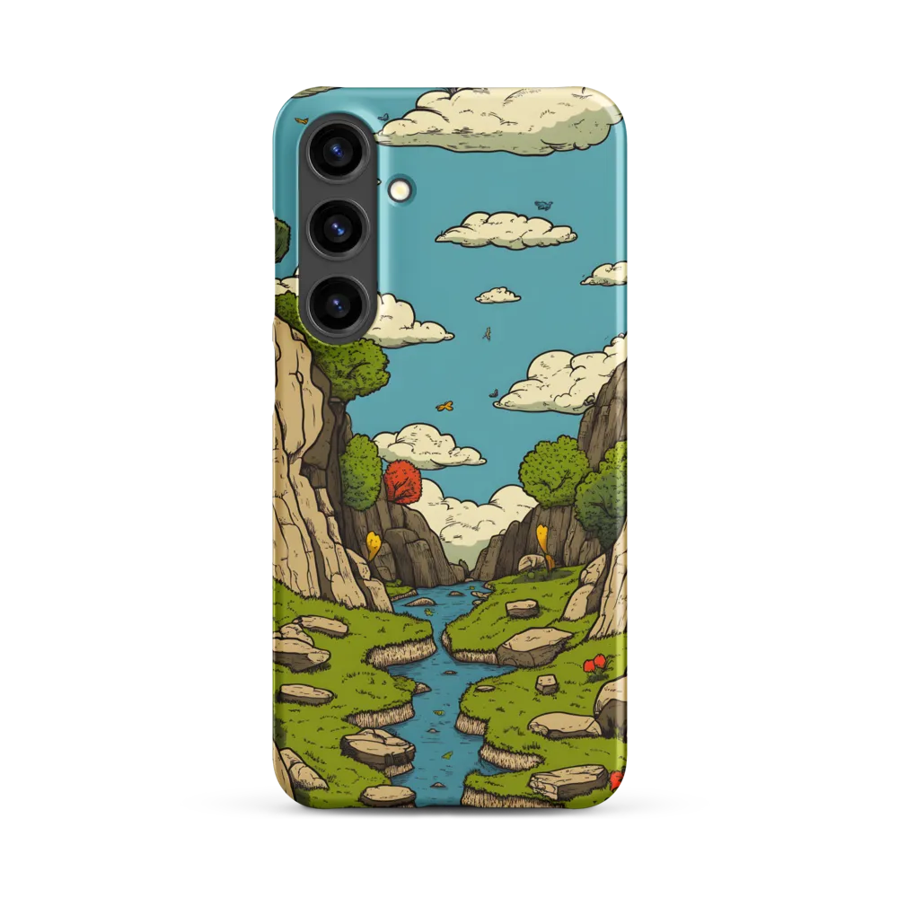 Whimsical Serenity: A Canyon Landscape