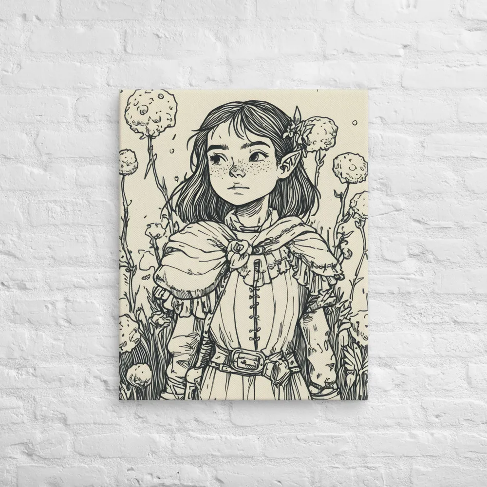 A Young Guardian of Nature | Canvas | 24″×30″
