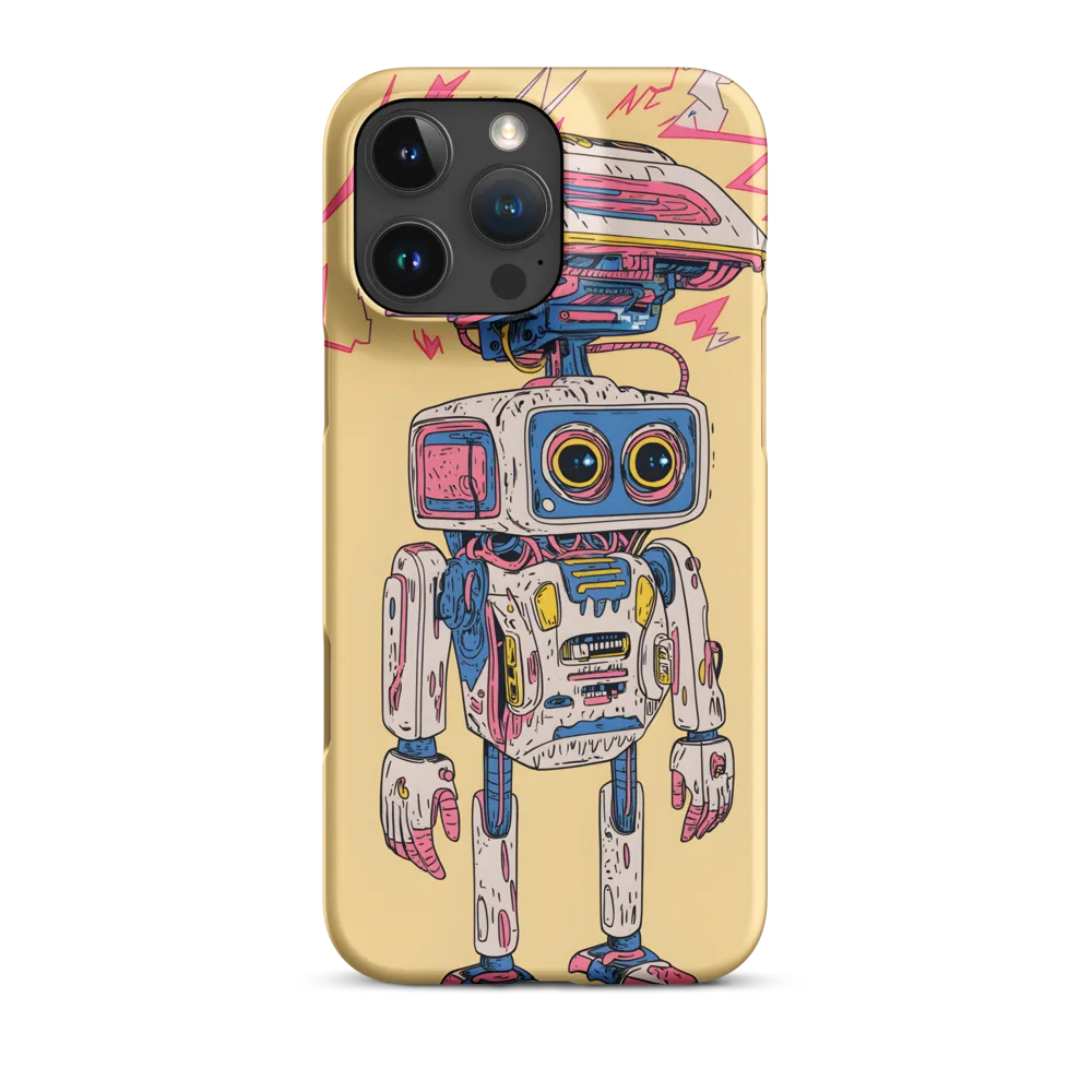 Whimsical Robot Delight | Phone Case |  16 Pro Max | Snap Case | Matte