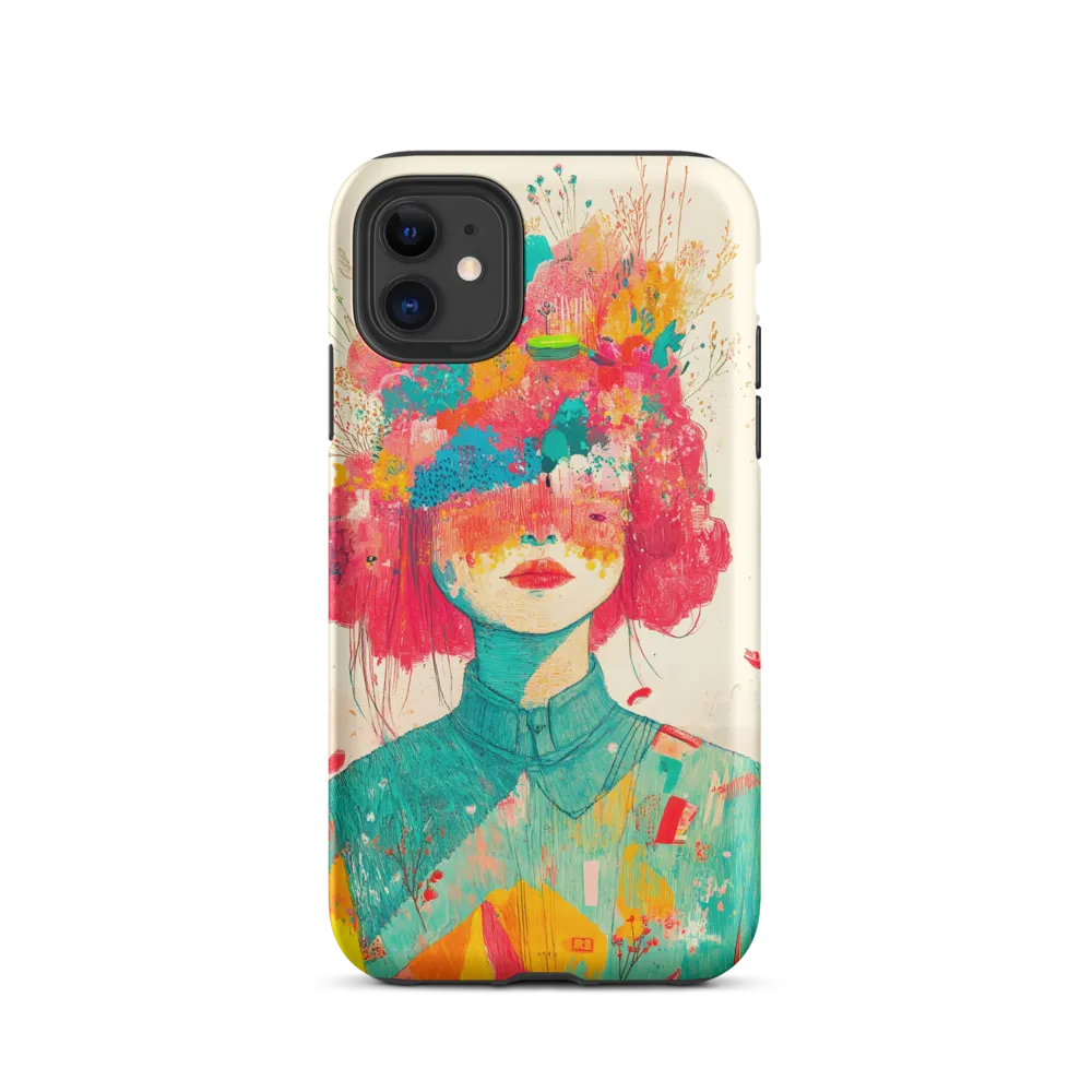 Whimsical Floral Portrait