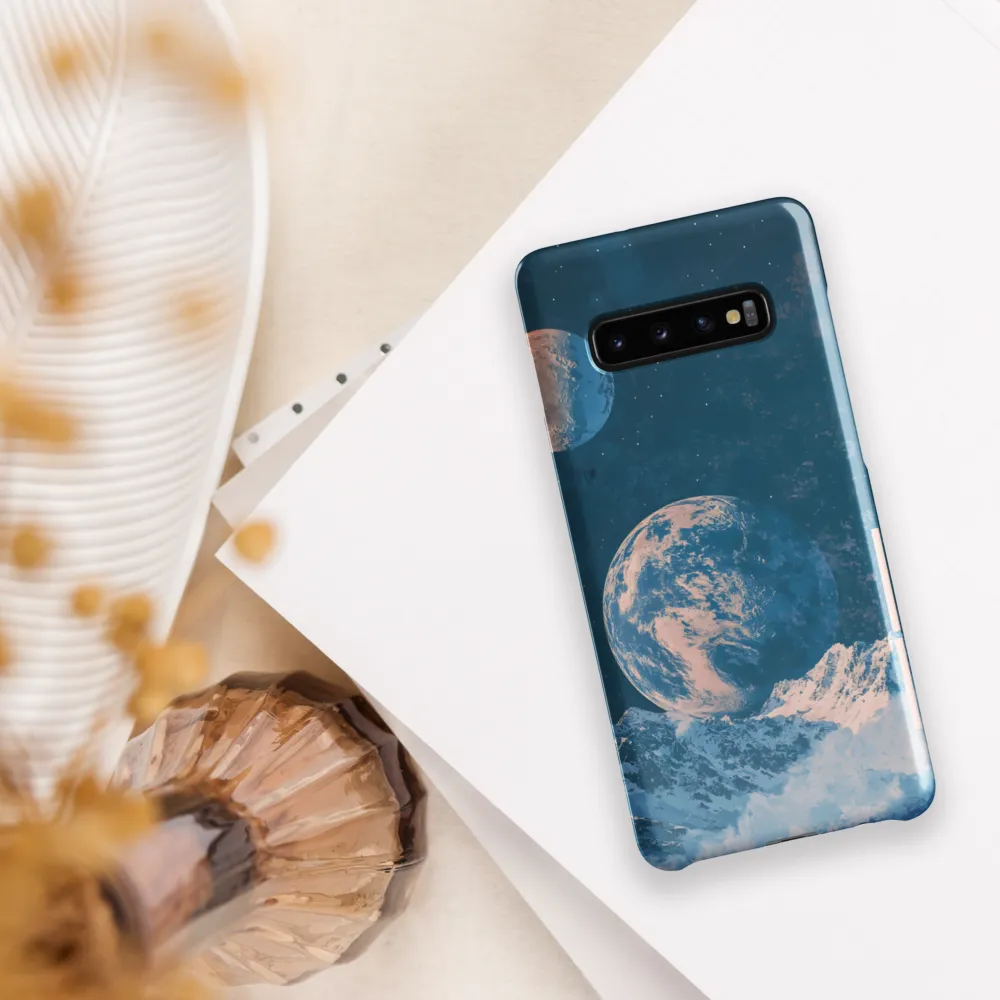 Cosmic Harmony: A Dance Among Celestial Bodies | Phone Case |  S10 Plus | Snap Case | Glossy