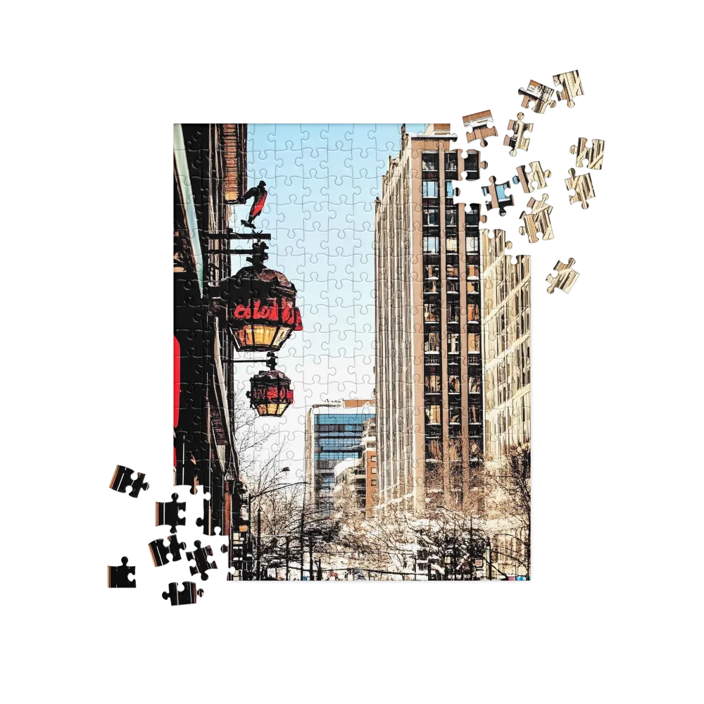 Winter's Urban Embrace | Jigsaw Puzzle | 252/520 pieces