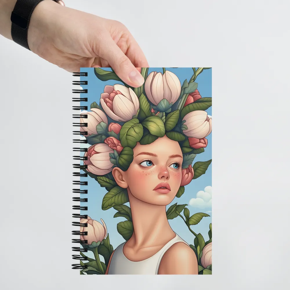 Whispers of Serenity | Spiral Notebook