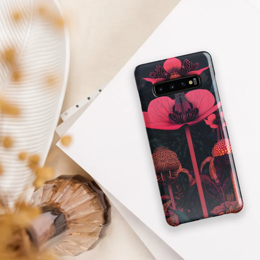 Mystical Flora in Surreal Bloom | Phone Case |  S10 Plus | Snap Case | Glossy