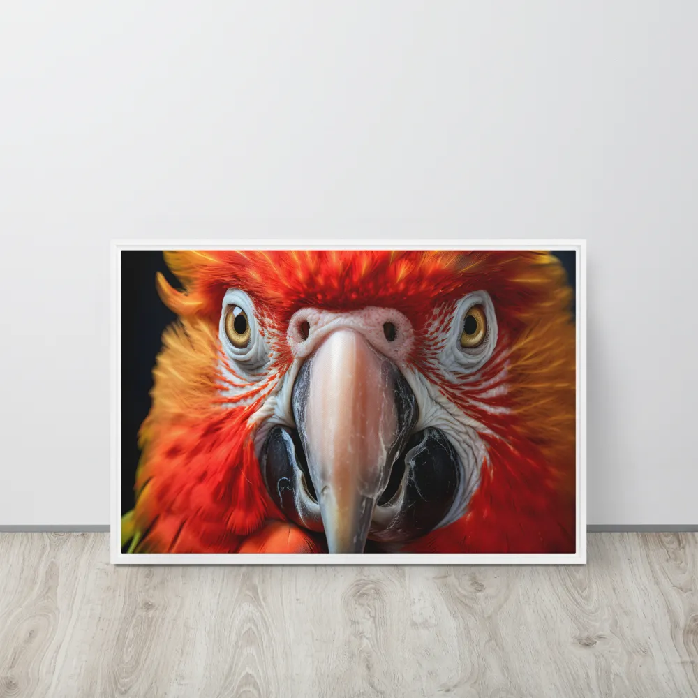 The Fiery Gaze of the Parrot