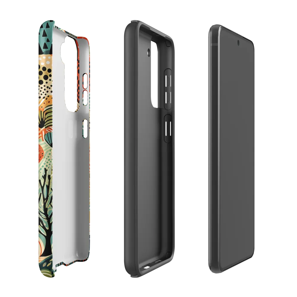 Whimsical Forest Patterns | Phone Case |  S21 FE | Tough Case | Matte