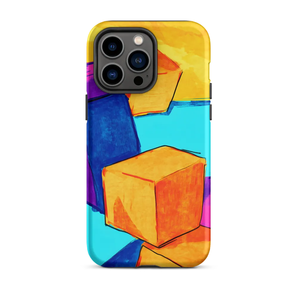 Playful Cubes in Vibrant Harmony