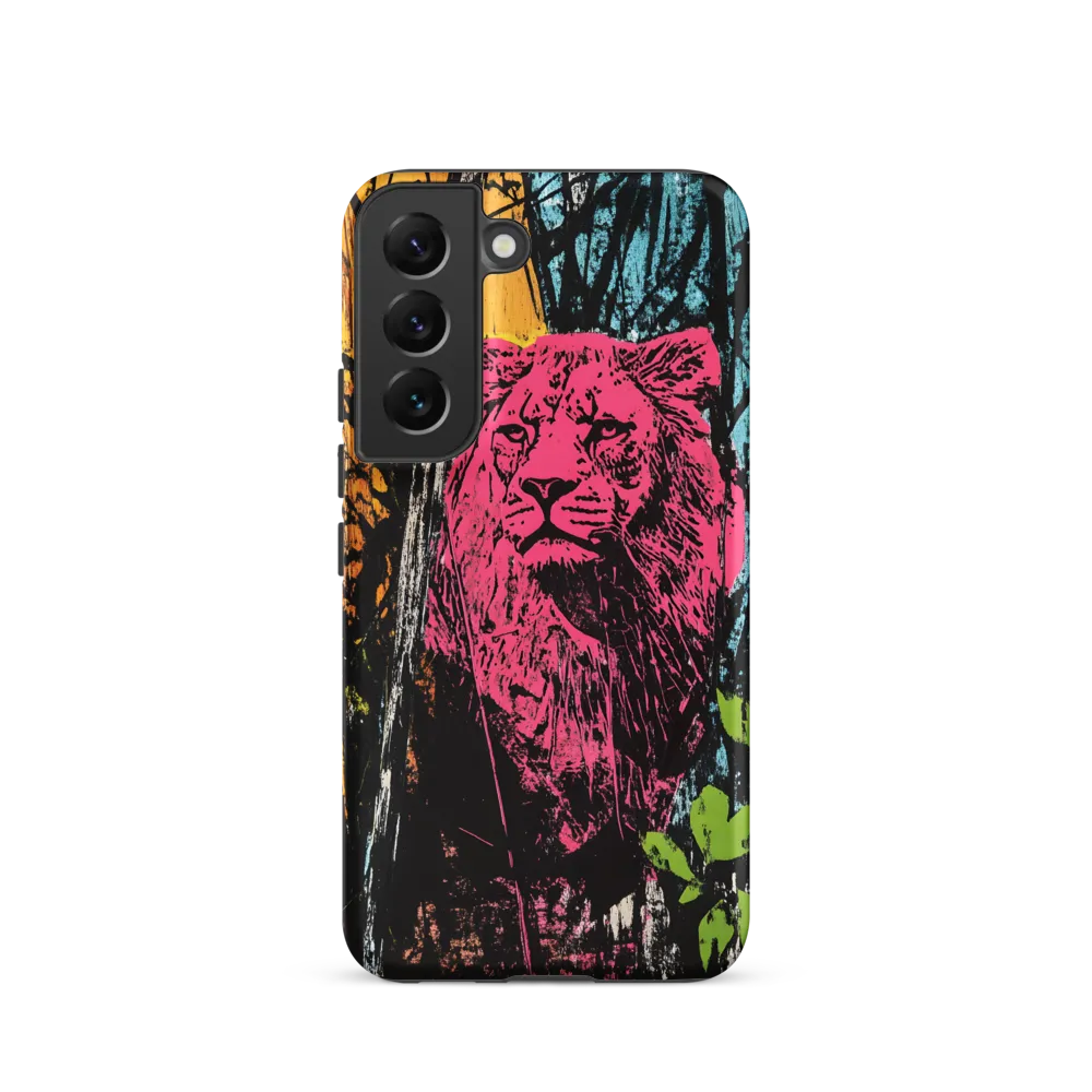 Fierce Vibrance: The Pink Lion