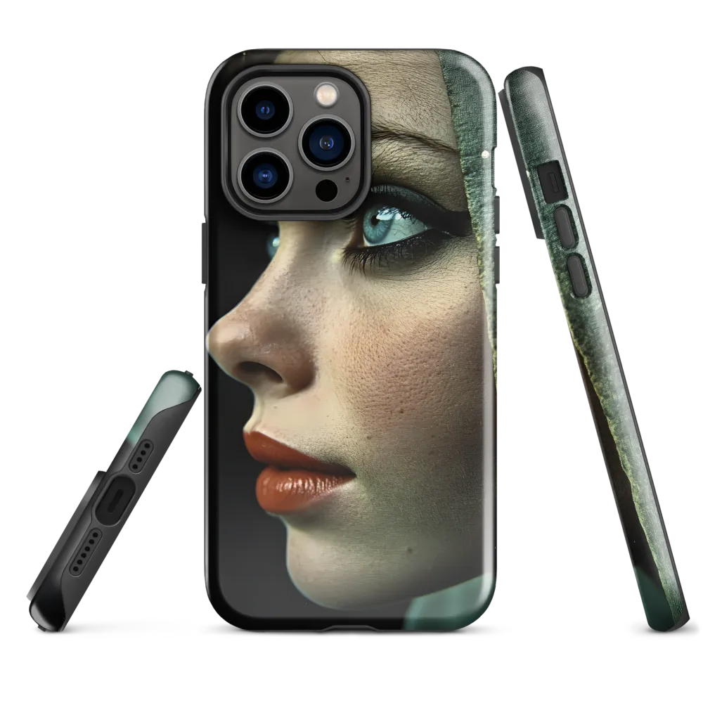 Gaze of Elegance | Phone Case |  14 Pro Max | Tough Case | Glossy