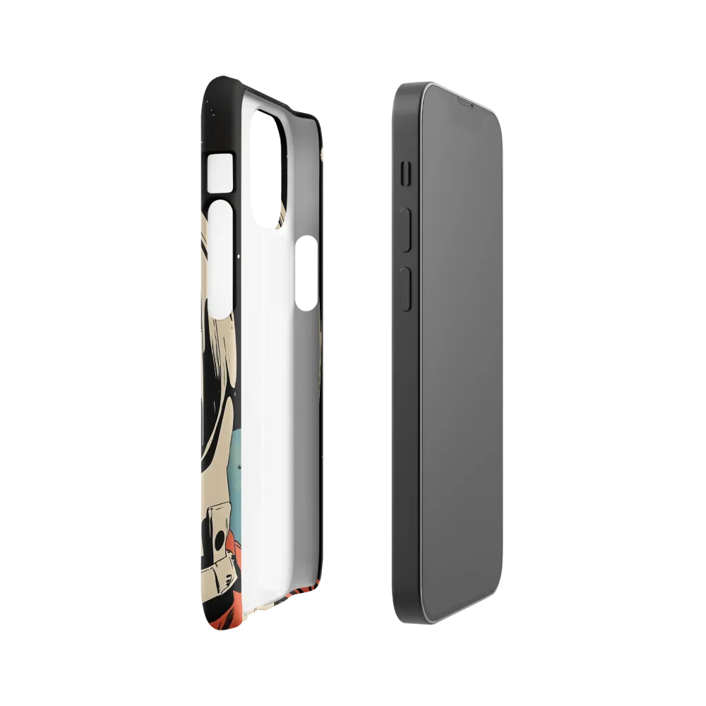 Gaze of the Astronaut | Phone Case |  13 Mini | Snap Case | Glossy