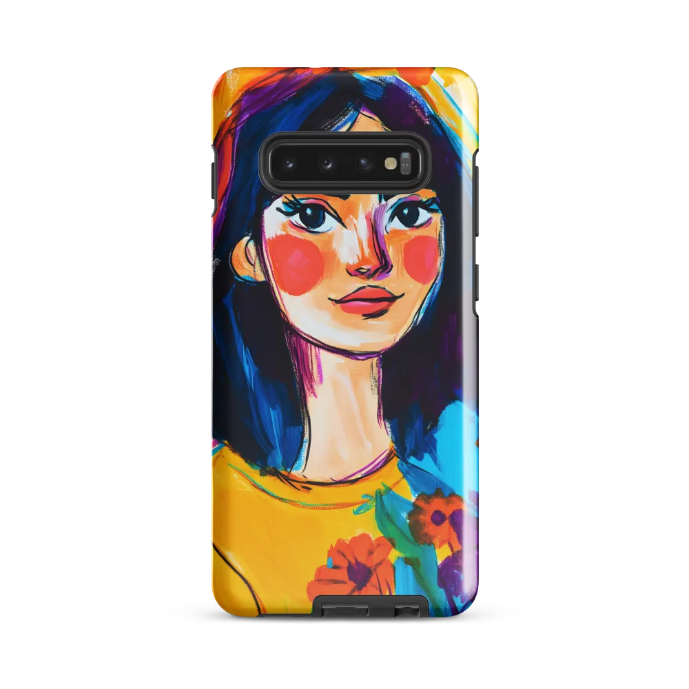 Vibrant Blossoms | Phone Case |  S10 Plus | Tough Case | Glossy