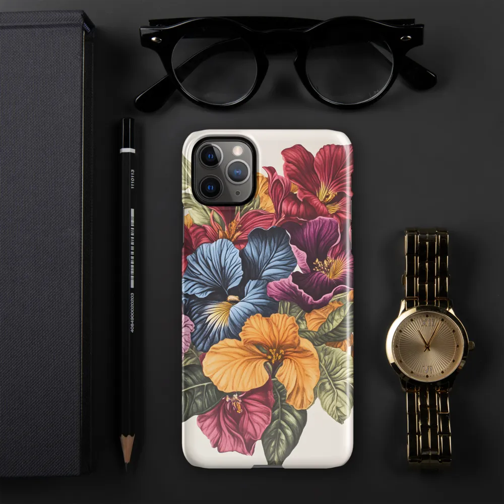 Floral Symphony in Color | Phone Case |  11 Pro Max | Snap Case | Glossy