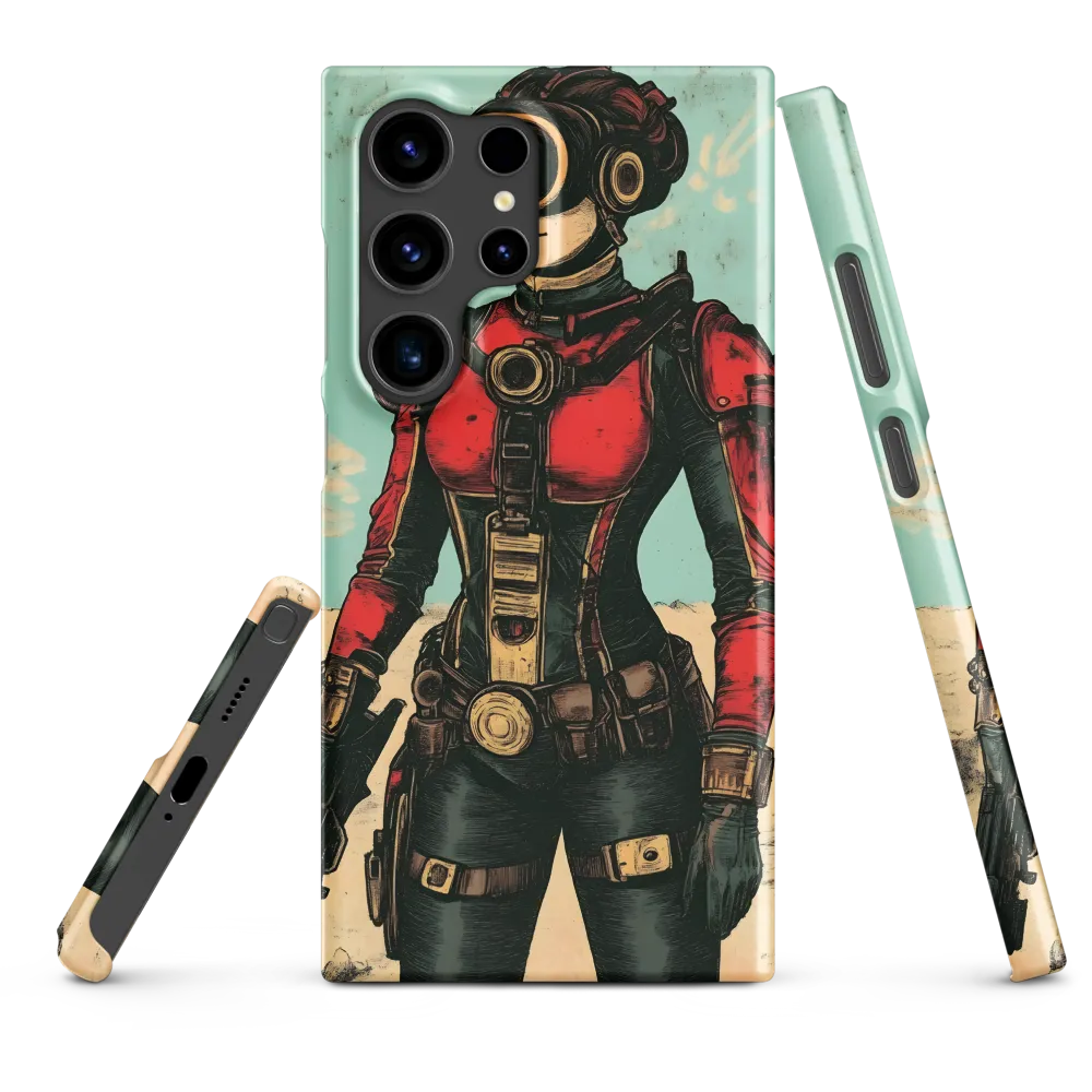 Futuristic Explorer: A Steampunk Adventure | Phone Case |  S24 Ultra | Snap Case | Matte