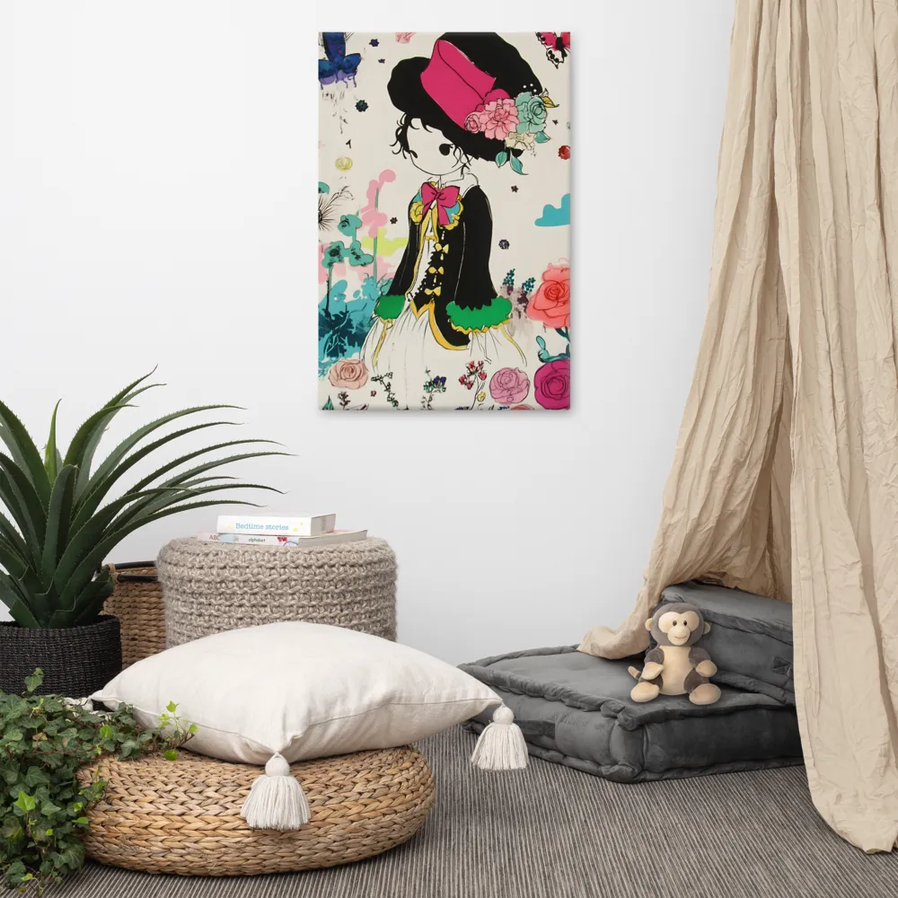 Whimsical Garden Reverie | Canvas | 24″×36″