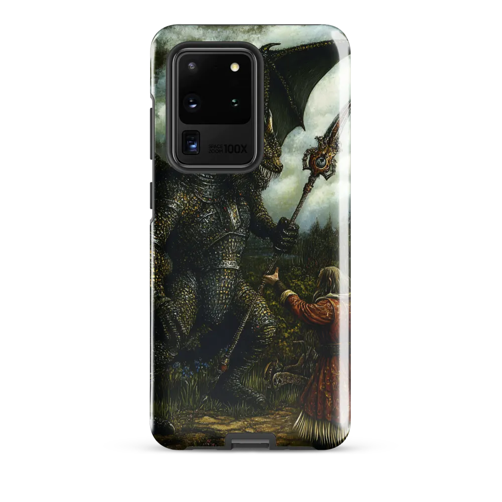The Confrontation: Dragon vs. Wizard | Phone Case |  S20 Ultra | Tough Case | Glossy