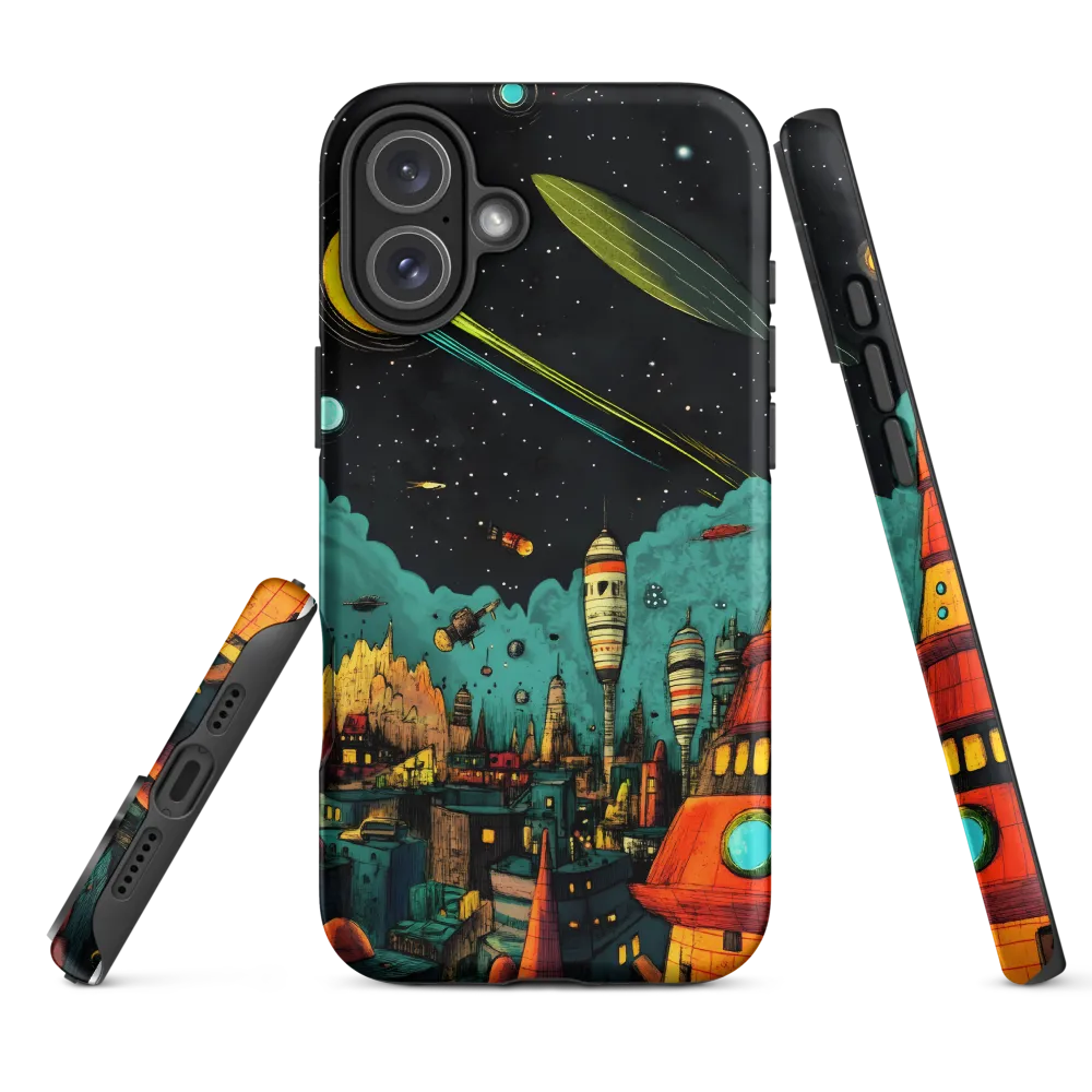 Galactic Cityscape: A Journey Through Imagination