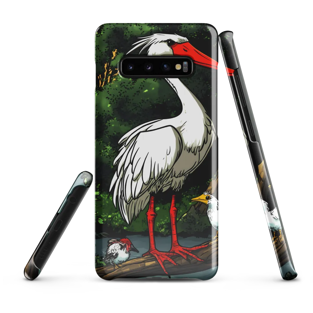 Unity in Nature: The Avian Gathering | Phone Case |  S10 Plus | Snap Case | Glossy