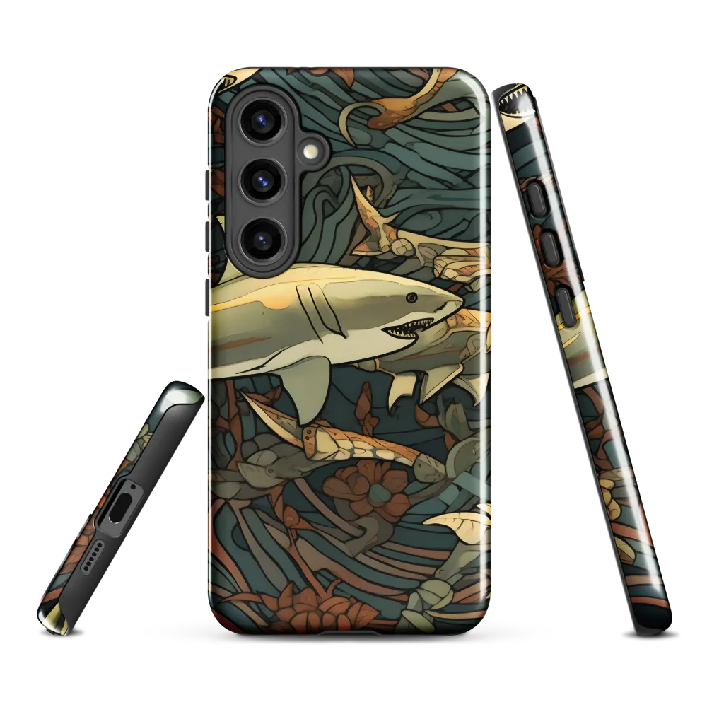Dynamic Harmony of Sharks and Flora