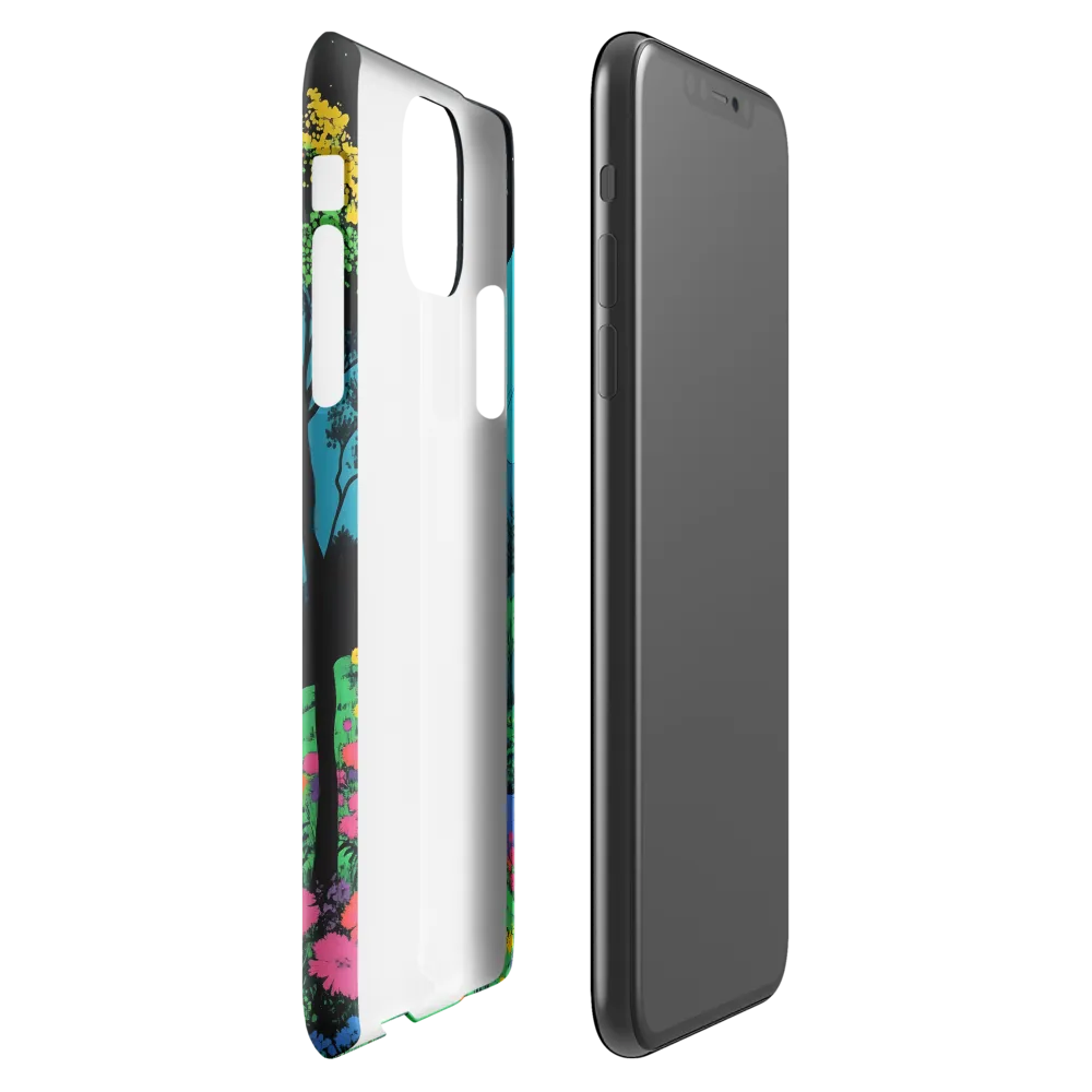 Neon Dreams: A Vibrant Landscape | Phone Case |  11 Pro Max | Snap Case | Glossy