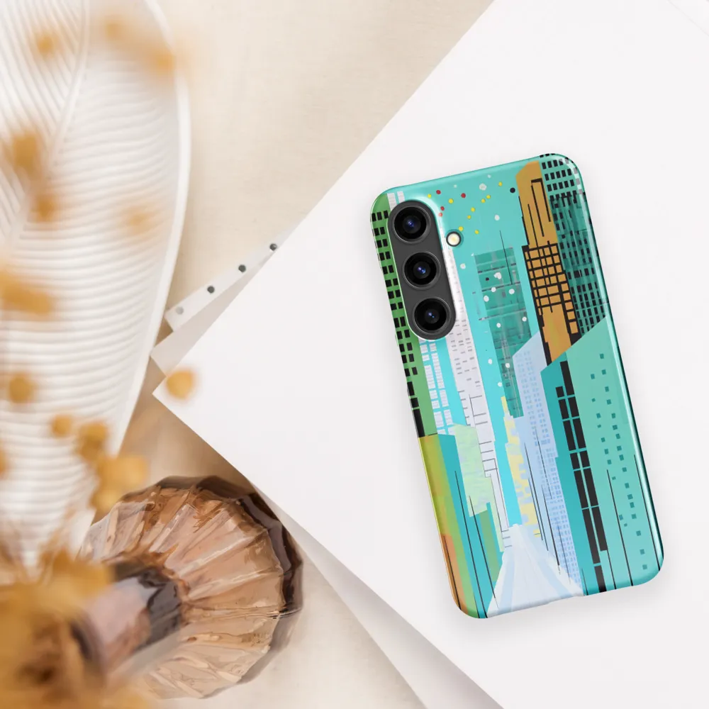 Urban Symphony in Turquoise