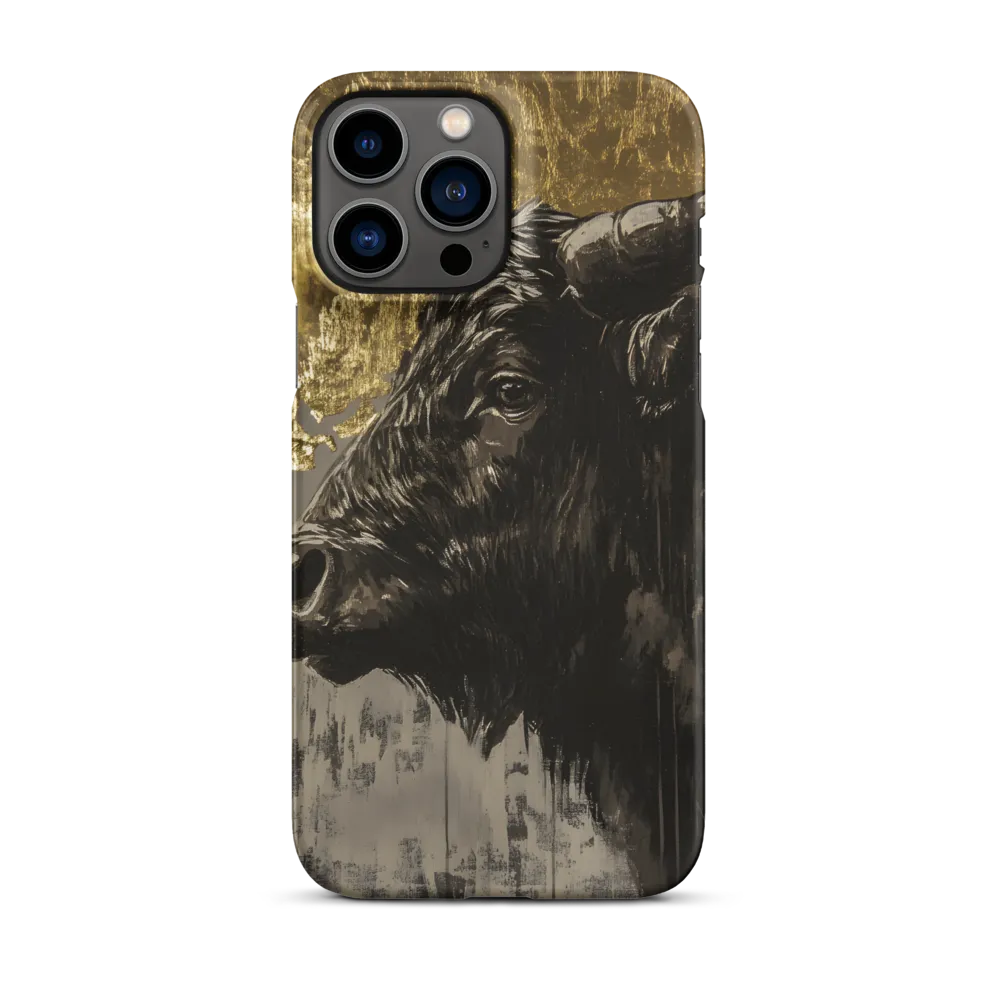 Majestic Bull Against the Golden Horizon