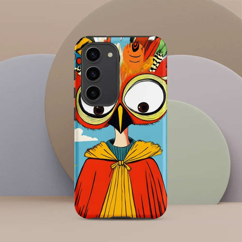 A Whimsical Encounter: The Owl-Human Fusion