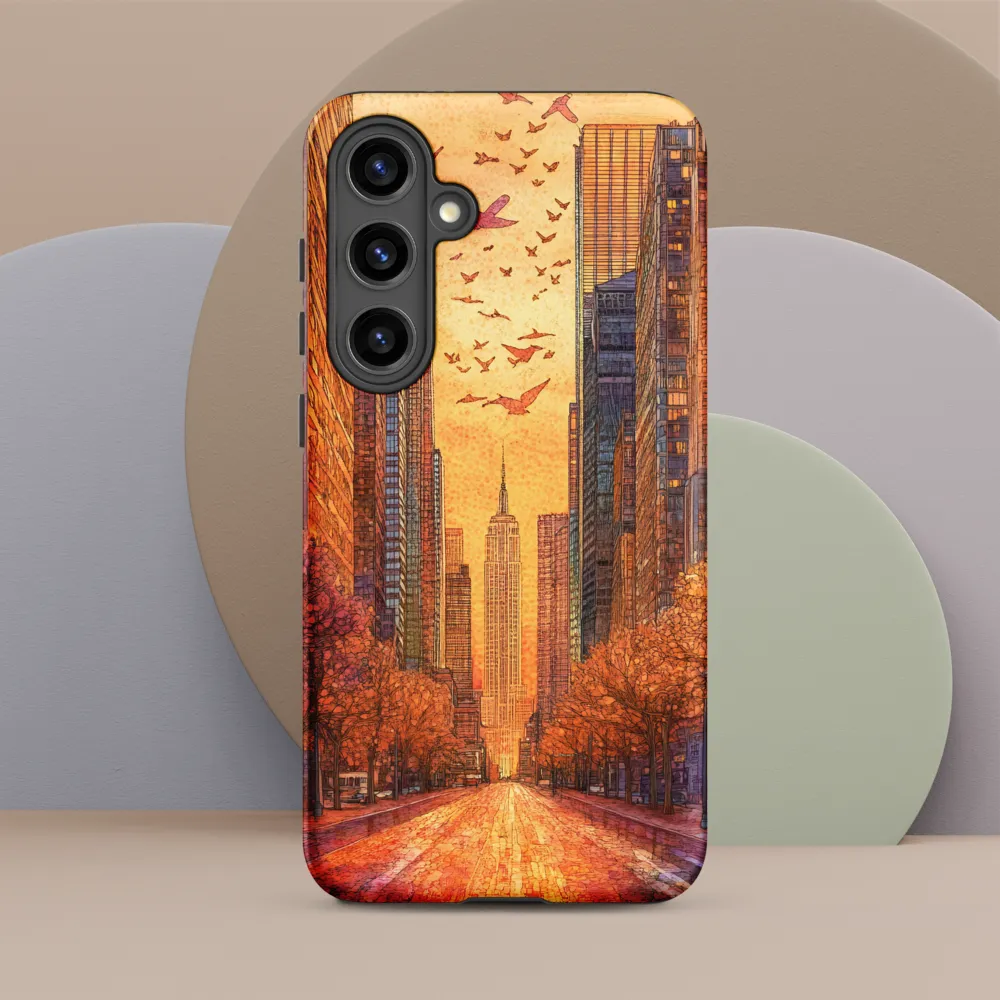 Urban Serenity at Dusk