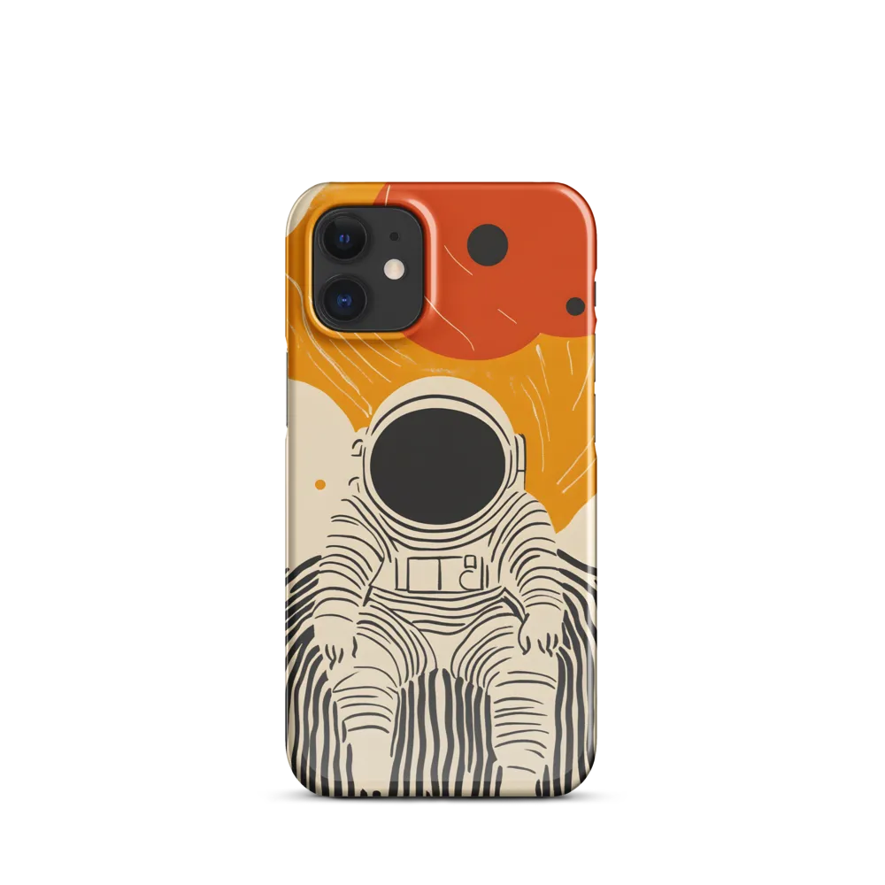 Astronaut in Cosmic Thoughts | Phone Case |  12 Mini | Snap Case | Glossy